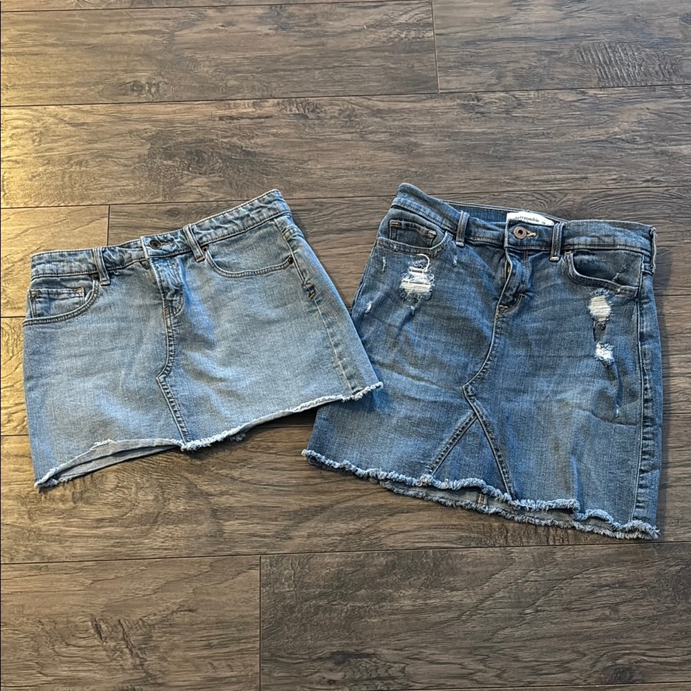 2 Jean skirts